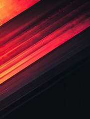 Crimson Gradients, Abstract Diagonal Layers with Dark and Fiery Tones