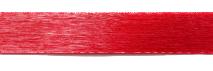 red tape on a white background a strip of torn red paper tape displaying a textured surface and uneven edges isolated on a white background