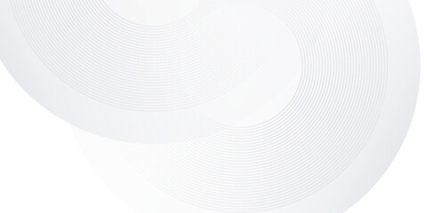 Abstract white glowing geometric lines on gray background. Modern shiny blue circle lines illustration modern abstract simple