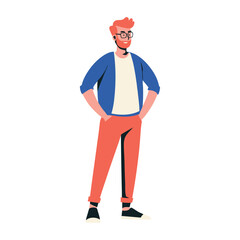 Person Standing with Casual Outfit