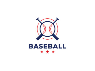 Baseball logo vector