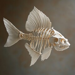 A complete fishbone skeleton.