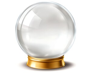 Crystal ball for fortune teller prediction service