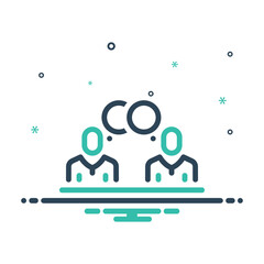 Mix icon for communication