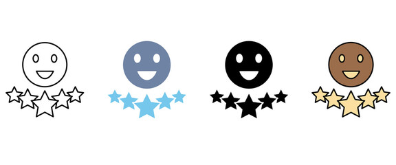 positive feedback concept line icon. Simple element illustration. positive feedback concept outline symbol design.