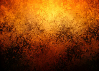 Obraz premium Abstract Orange and Gold Grunge Texture Background