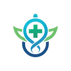minimal medical logo design 