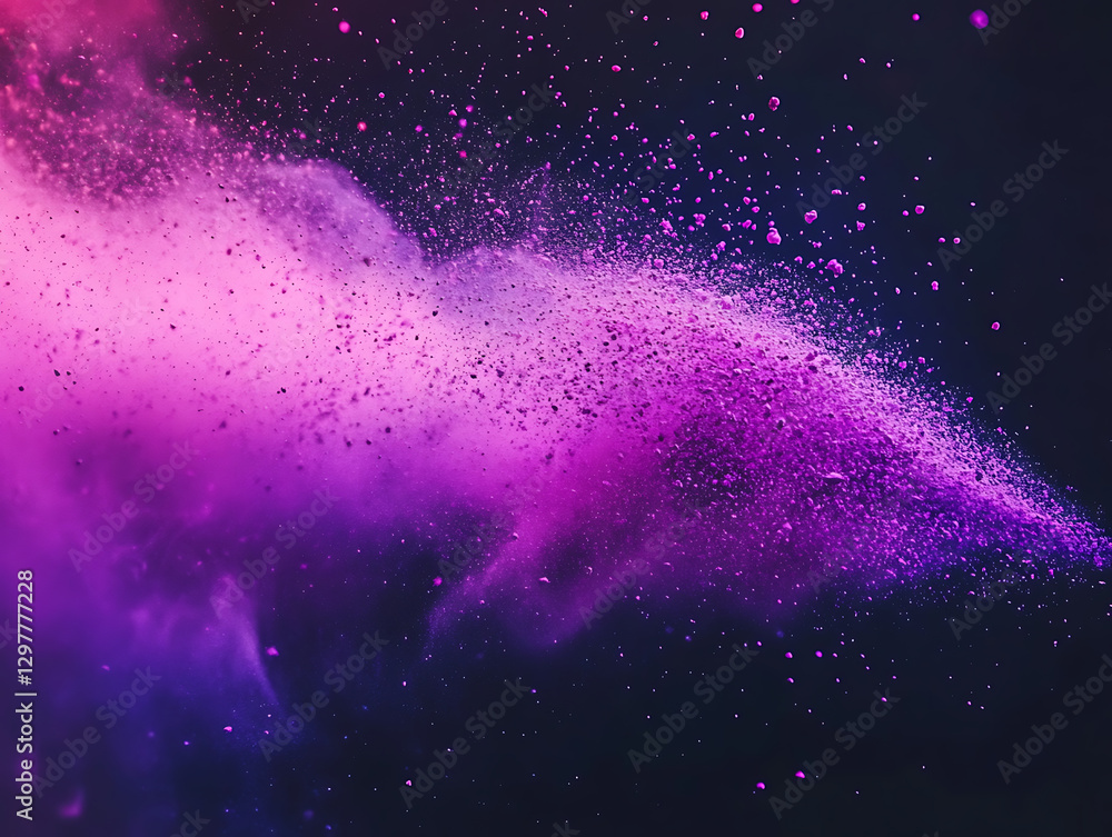 Aufkleber vibrant color explosion abstract background digital art creative space dynamic perspective visual co