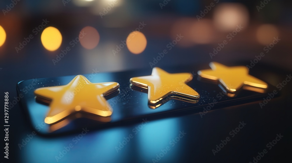 Poster platform where users provide feedback after five-star ratings, focusing on customer suggestions for 