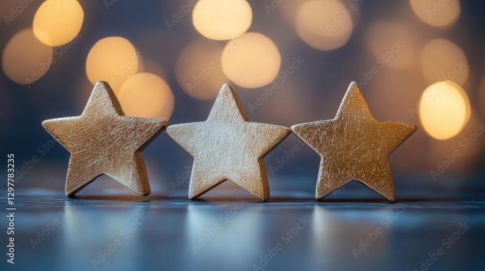 Poster survey interface that captures user ratings and comments, emphasizing five-star feedback to improve 