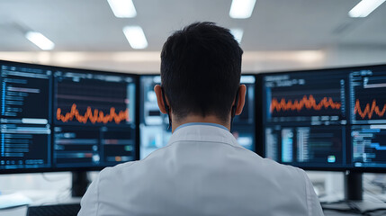 Scientific innovation energy cell production modern lab research facility technology environment scientist perspective