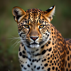 Fototapeta premium close up of a leopard