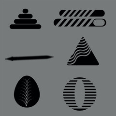 Modern vector icon set – collection of flat and minimal icons for web and app design