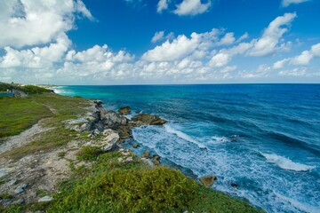 Island Mujares Mexico Caribbean sea