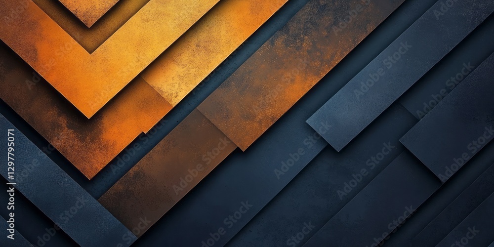 Poster angled rectangles overlap creating abstract dimensional and layered background