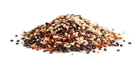 a pile of different types of nuts