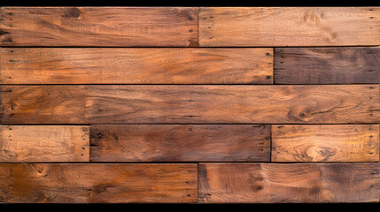 Naklejka premium Rustic Wooden Plank Background with Natural Grain and Texture
