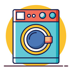 washing machine vector