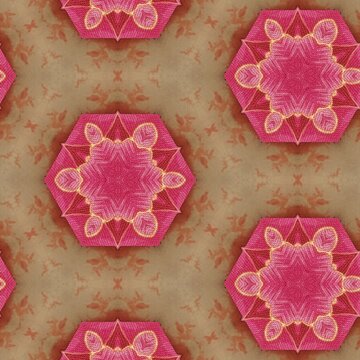 Allover design made for stitch work or printing on fabric, dress, carpet, shawls, pillowcase, curtains etc. Traditionally combined tie dye batik and embroidery design made with sublimation block print