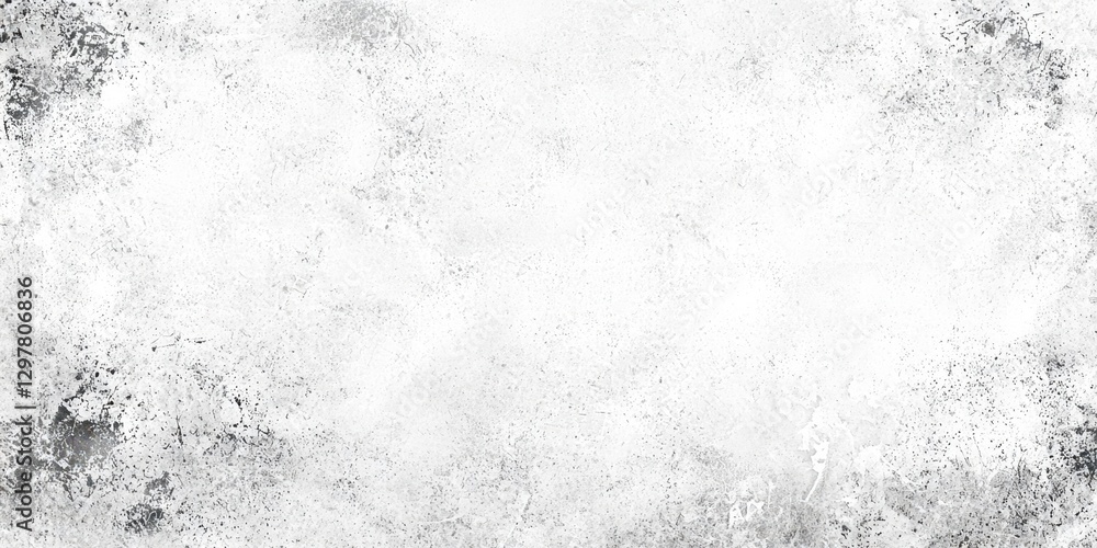 Poster white background with a grey and black pattern