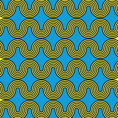 Wavy Geometric Pattern