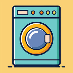washing machine vector