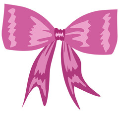pink ribbon bow