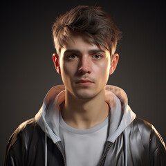 Obraz premium High-quality 3D rendered avatar of a male character