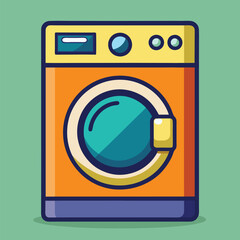washing machine vector