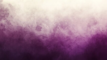 Obraz premium Elegant Purple and Cream Watercolor Background Texture Subtle Gradient Artistic Design Soft Hues Dreamy Atmosphere Abstract Painting Digital Art Print