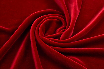 Obraz premium Thick red velvet background, 300dpi