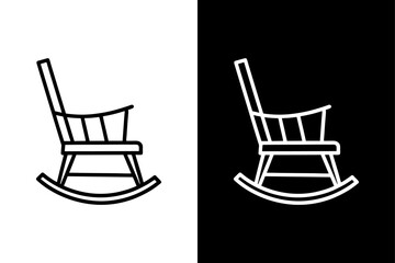 Minimalist Rocking Chair Design. Bold & Elegant Furniture Icon