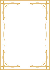 Vintage ornamental frame and border design.