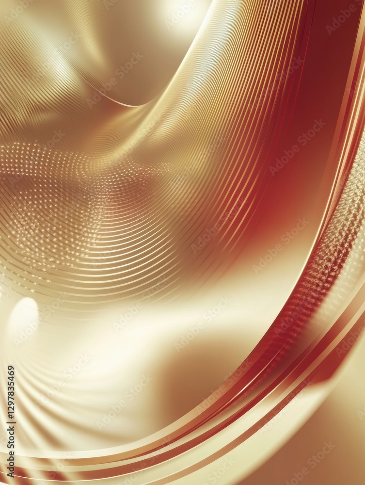 Fototapete 3d speakers create captivating light waves in an artistic display during a modern sound event. gener
