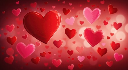 valentine hearts background