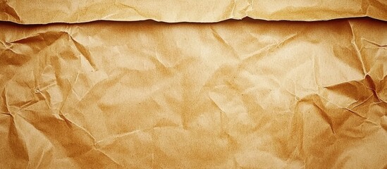 Recyclable organic paper bag with textured craft design.