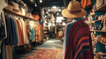 Obraz premium Urban Vintage Fashion in Soft Light Setting