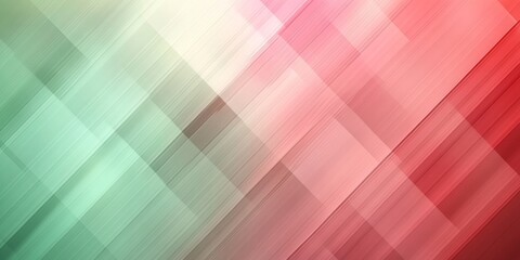Abstract design features colorful overlapping diagonal lines and rectangles