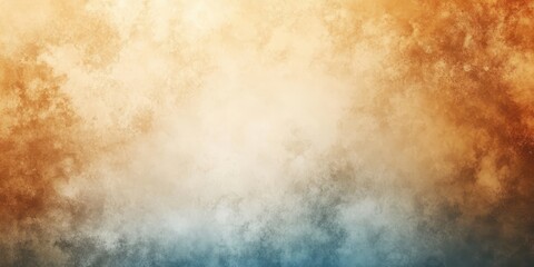 Abstract Warm And Cool Color Gradient Background Texture A Grunge Style Digital Art Illustration Featuring Orange Brown And Teal Hues With A
