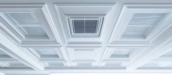 Clean and minimalistic ceiling ventilation design.