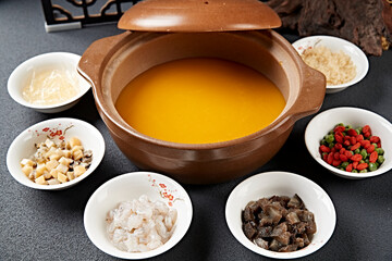 Surfing Seafood with Abalone Soup