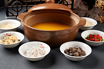 Surfing Seafood with Abalone Soup