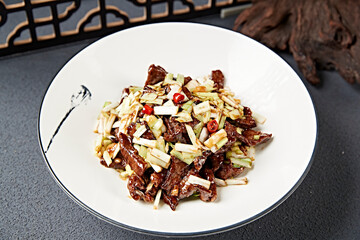 Sichuan Spicy Fried Liver Tips with Chives