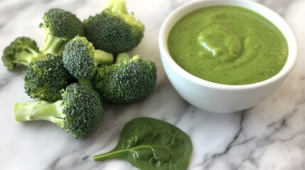 creamy broccoli and spinach sauce recipe