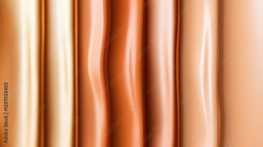 Poster warm peach and champagne gradient with soft blurred edges, creating a luxurious minimalist atmospher
