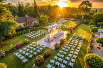 Stunning drone footage elevates your wedding story: from prep to ceremony, unforgettable views.