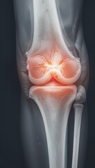 Obraz premium Knee Joint Pain and Inflammation