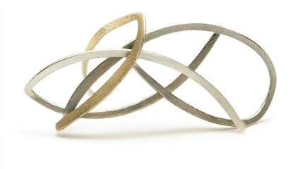 Abstract Metal Jewelry Design