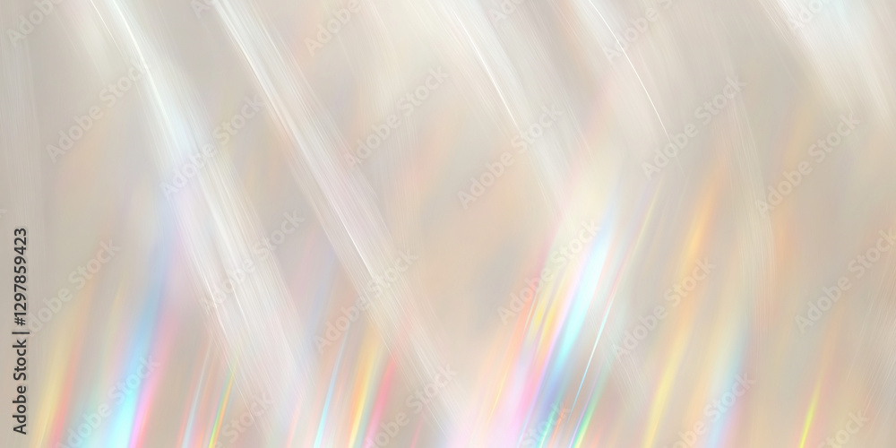 Poster abstract refraction: capturing the mesmerizing dance of light through a prism, this abstract composi