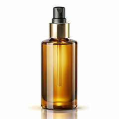 Naklejka premium cosmetic liquid oil on white background